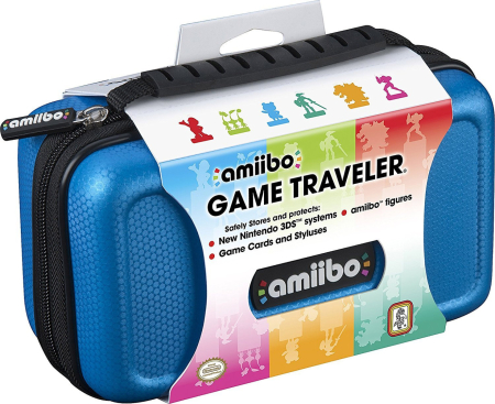 Nintendo 3DS amiibo Game Traveler Case Blue