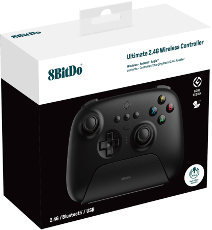 8Bitdo Ultimate 2.4G Hall Edition Controller Svart