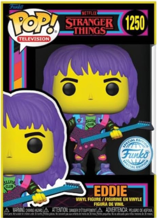 Pop! Stranger Things Eddie Hellfire Club with Guitar Vinyl Figure Special Edition