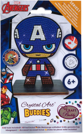 Crystal Art Buddies - Captain America