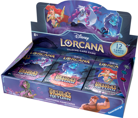 Disney Lorcana TCG Ursulas Return Booster Display
