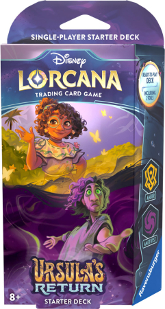Disney Lorcana TCG Ursulas Return Starter Deck - Amber/Amethyst