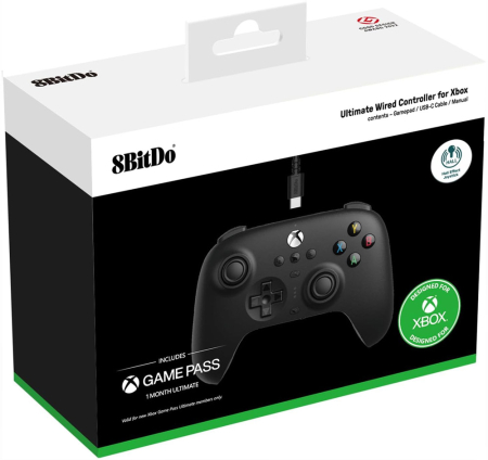 8Bitdo Ultimate Wired Controller for Xbox Black Hall Edition