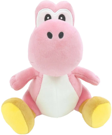 Sanei Super Mario Pink Yoshi Plush ~20cm