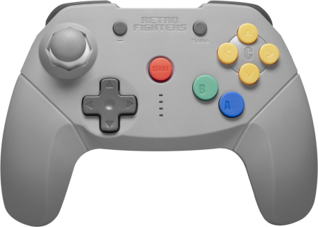 RetroFighters Brawler64 Bluetooth NSO Edition Controller Grey