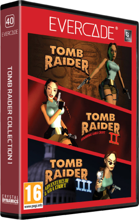 Evercade Multi Game Giga Cartridge 40 - Tomb Raider Collection 1