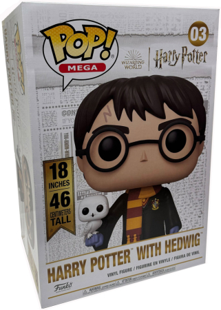 Pop! Harry Potter Harry with Hedwig 46cm Mega Vinyl Figure