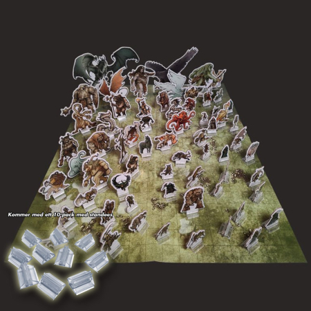 Drakar och Demoner Monsterfigurer (Inkl. 10-pack med baser)