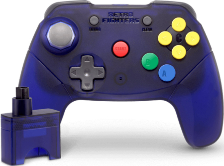 RetroFighters brawler64 2.4GHz Wireless Controller Purple
