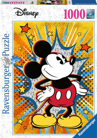 Ravenburger Retro Musse Pigg Puzzel (1000 bitar)