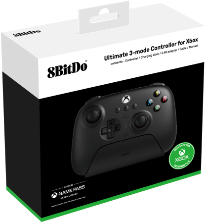 8Bitdo Ultimate 3-Mode Hall Edition Gamepad for Xbox Black