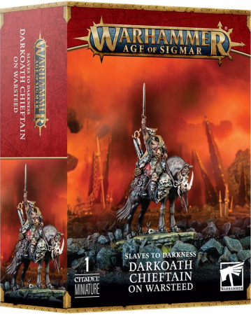 Warhammer Age of Sigmar Slaves to Darkness - Darkoath Chieftain on Warsteed