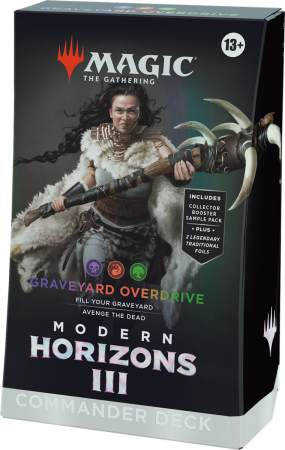 Magic Modern Horizons III (3) Commander Deck Graveyard Overdrive