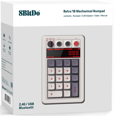 8Bitdo Retro Mechanical Numpad - N Edition