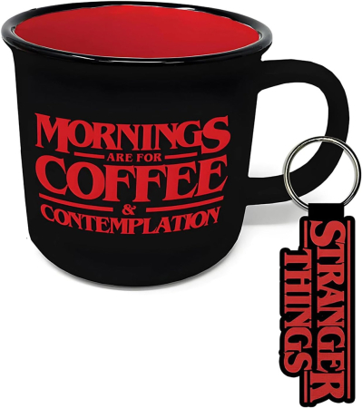 Stranger Things Coffee and Contemplation Ceramic Mug