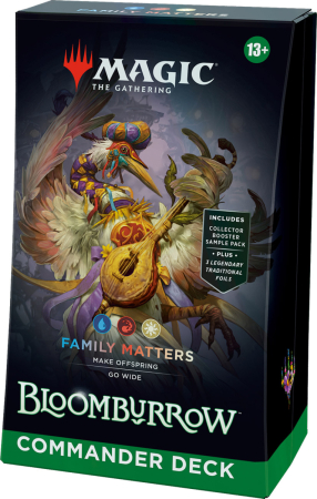 Magic Bloomburrow Commander Deck Family Matters