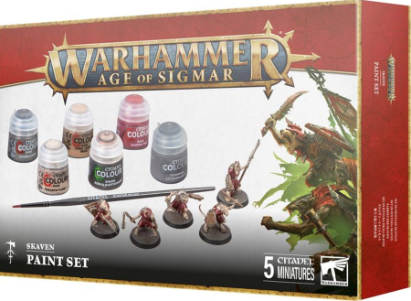 Warhammer Age of Sigmar Skaven - Clanrat + Paint Set