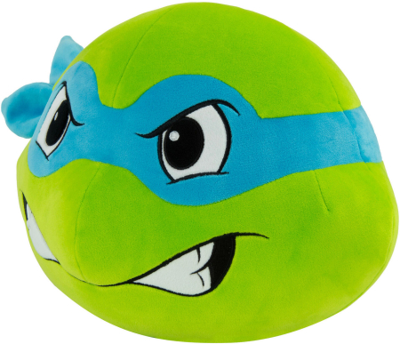 TOMY Club Mocchi Mocchi Teenage Mutant Ninja Turtles Leonardo Mega Plush ~38 cm