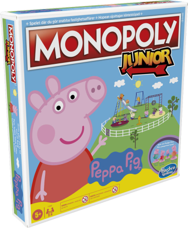 Monopoly Junior Peppa Pig (Svensk/Finsk Version)