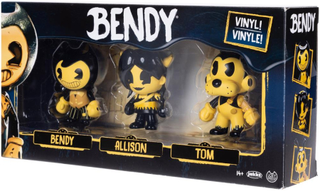 Jakks Bendy 3-pack Vinyl Figure 7cm Bendy, Allison & Tom 