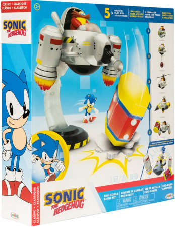 Jakks Sonic the Hedgehog Classic Egg Mobile Battle Set