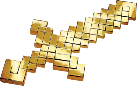 Minecraft Anniversary Gold Metallic Sword