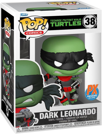 Pop! Teenage Mutant Ninja Turtles Dark Leonardo Vinyl Figure
