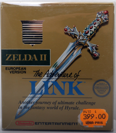 Zelda II (2) The Adventure of Link (inkl. Skyddsbox & Bergsala)
