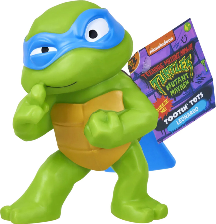 Turtles Mutant Mayhem Tootin Toddler Figure 12cm - Leonardo