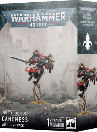 Warhammer 40K Adepta Sororitas - Canoness With Jump Pack