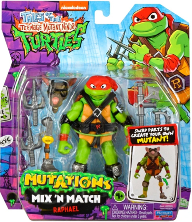 Teenage Mutant Ninja Turtles Mutations Mix n Match 10cm Figure - Raphael