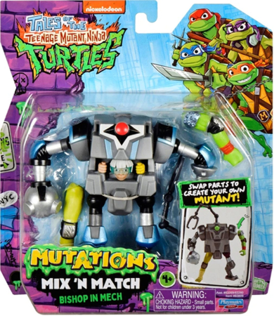 Teenage Mutant Ninja Turtles Mutations Mix n Match 10cm Figure - Bishop in Mech
