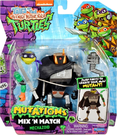 Teenage Mutant Ninja Turtles Mutations Mix n Match 10cm Figure - Mechazoid
