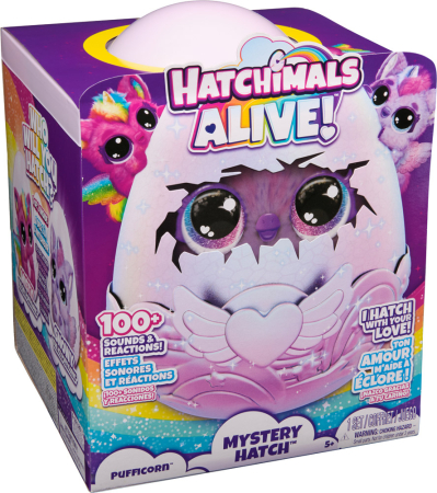 Hatchimals Alive Secret Hatch Pufficorn