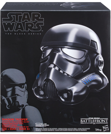 Star Wars The Black Series Shadow Trooper Premium Electronic Helmet