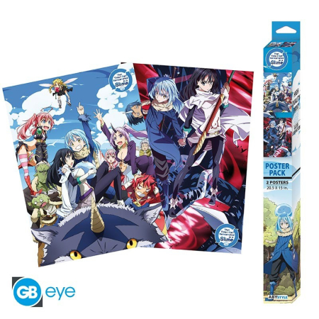 That time I Got Reincarnated as a Slime Character Group & Duo Posters 2-Pack (52*38cm)
