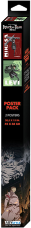 Attack on Titan Final Season Mikasa & Levi Posters 2-Pack (52*38cm)