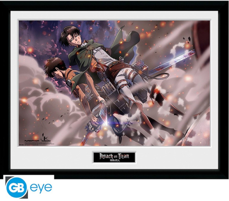 Attack on Titan Smoke Blast Framed Print (30*40cm)