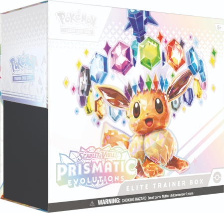 Pokemon TCG Scarlet & Violet Prismatic Evolutions Elite Trainer Box