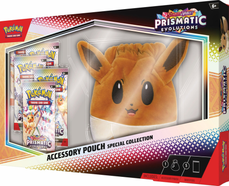 Pokemon TCG Scarlet & Violet Prismatic Evolutions Accessory Pouch Special Collection
