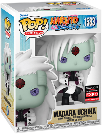 Pop! Naruto Shippuden Madara Uchiha Vinyl Figure (Entertainment Expo 2024 Limited Edition)