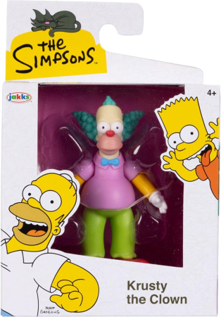 Jakks The Simpsons Krusty The Clown Figure 6cm