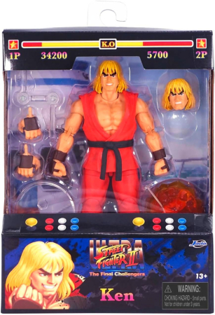 Jada Ultra Street Fighter II (2) The Final Challengers Figure Ken