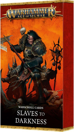 Warhammer Age of Sigmar Warscroll Cards - Slaves To Darkness