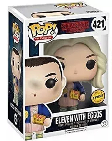 Pop! Stranger Things Eleven with Eggos Vinyl Figure Chase Limited Edition