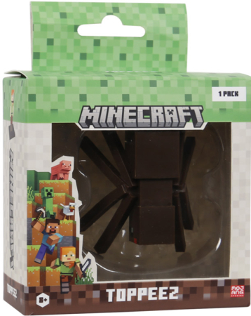 Toppeez Minecraft Spider 3D Figure 1 Pack