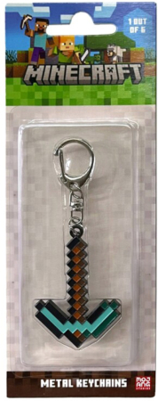 Minecraft Nyckelring Diamond Pick axe Blister Pack