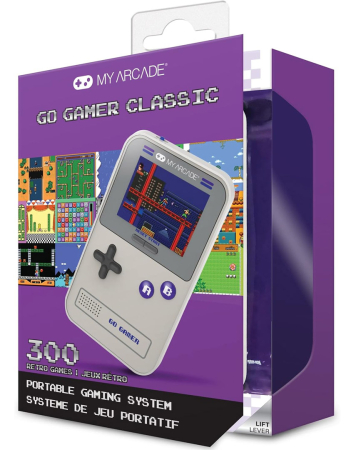 My Arcade Go Gamer Classic Purple/Gray - med 300 inbyggda spel