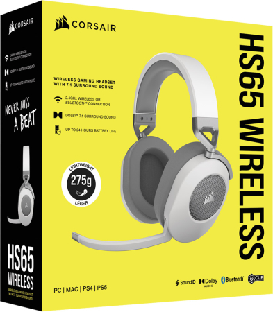 Corsair HS65 Wireless White