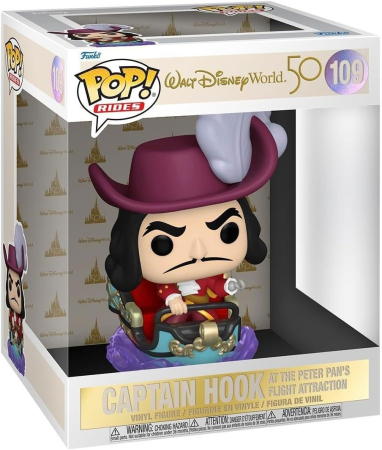 Pop! Walk Disney World 50 Captain Hook at the Peter Pans Flight Attraction Vinyl Figure